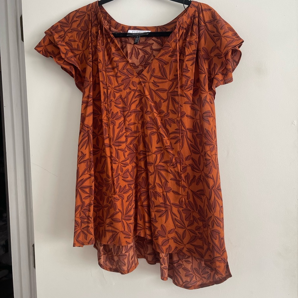 Brown blouse